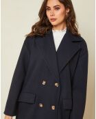 Manteau long Clara marine