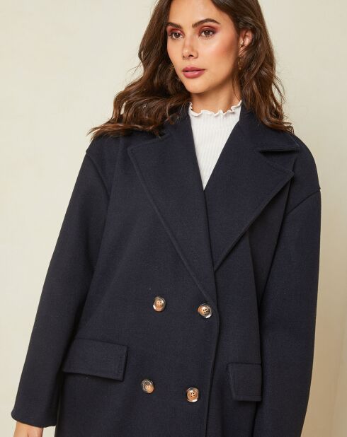 Manteau long Clara marine