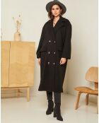 Manteau long Clara noir