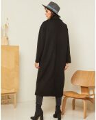 Manteau long Clara noir