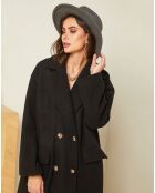 Manteau long Clara noir