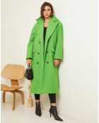 Manteau long Clara vert