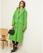Manteau long Clara vert