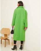 Manteau long Clara vert