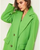 Manteau long Clara vert