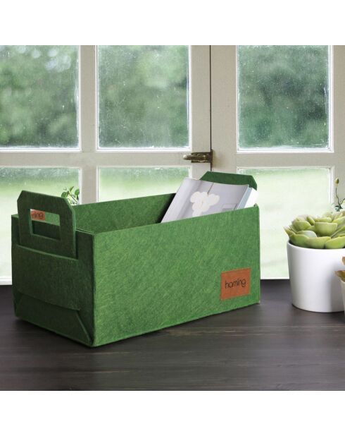 Organiseur de bureau vert - 30x20x15 cm