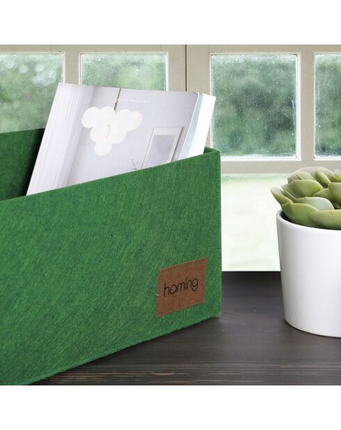 Organiseur de bureau vert - 30x20x15 cm