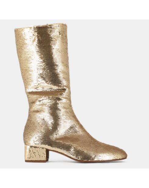 Bottes en Sequins Doremi platine