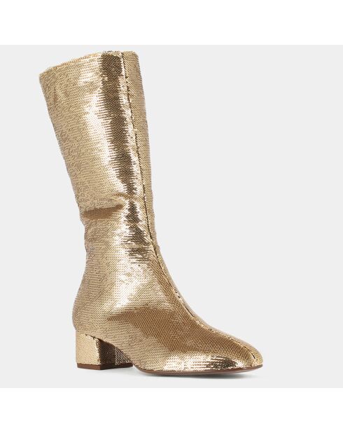 Bottes en Sequins Doremi platine