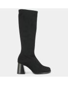 Bottes Lynn noires - Talon 7 cm