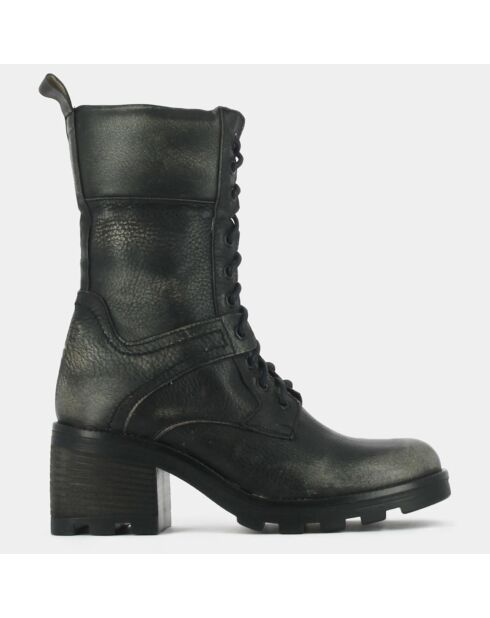 Boots en Cuir Randall grises - Talon 6.5 cm