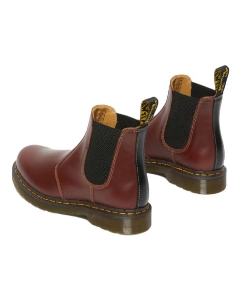 Chelsea boots en Cuir Lea marron