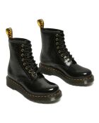 Boots en Cuir verni noires