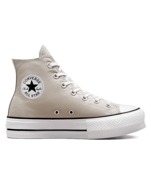 Baskets Hi All Star Lift beiges