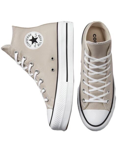 Baskets Hi All Star Lift beiges