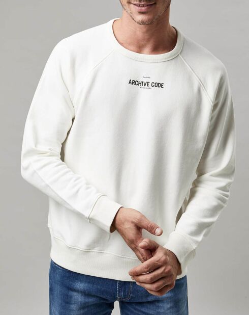 Sweat Archive Coton Organic écru