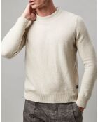 Pull en Laine & Yak beige