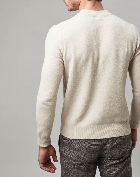 Pull en Laine & Yak beige