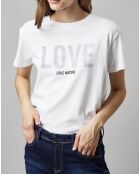 T-Shirt Imprimé blanc