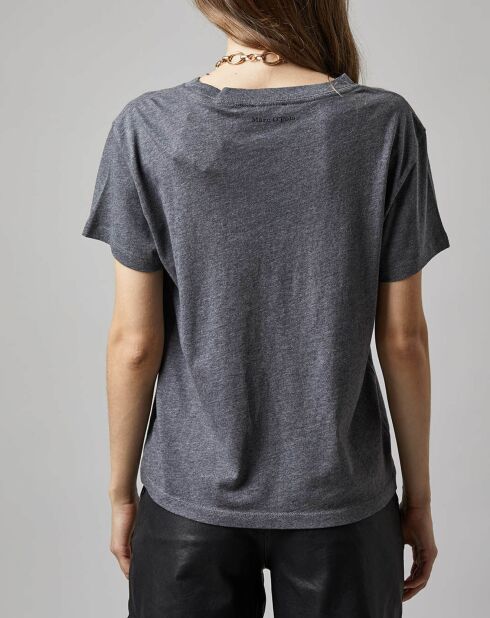 T-Shirt Imprimé gris