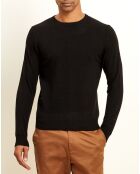 Pull 100% Cachemire col rond London noir