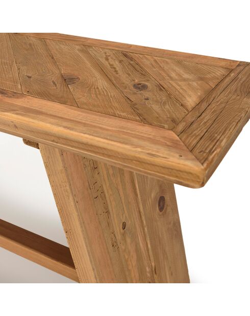 Console bois Pin recyclé Andrian marron - 160x45 cm