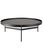 Table basse ronde Daly noire - 102x102 cm