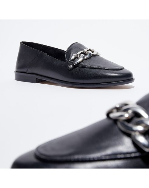 Mocassins en Cuir Viroti noirs