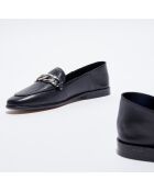 Mocassins en Cuir Viroti noirs