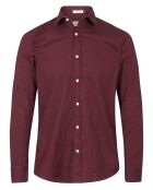 Chemise Slim Sammy imprimée rouge/marine