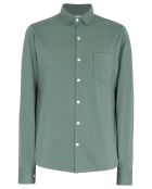 Chemise Polo Jersey vert forêt