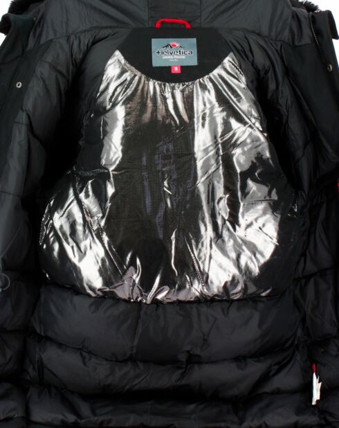 Vancouver Black Edition zwarte parka