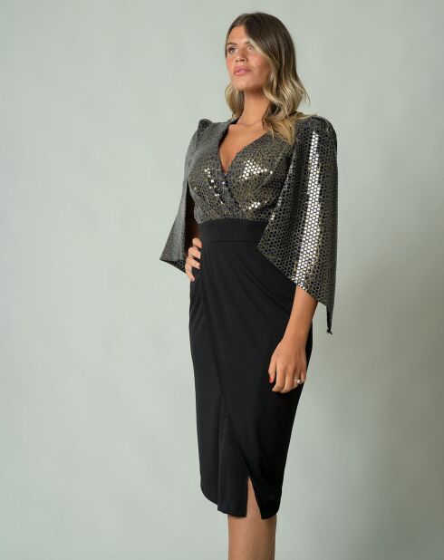 Robe Alexa multicolore/noir
