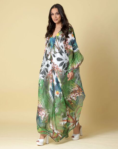 Robe Carmen multicolore