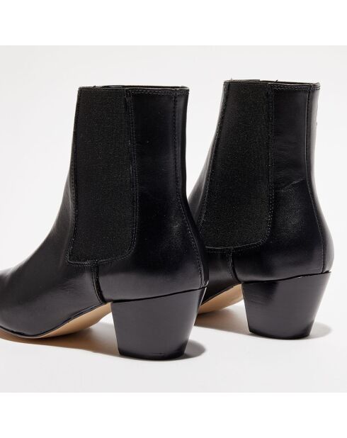 Chelsea Boots en Cuir Marina noires