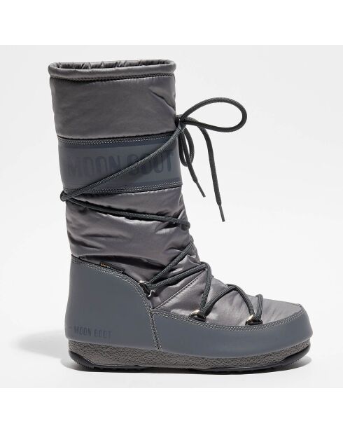 Bottes Après-ski High gris foncé