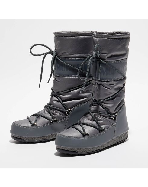 Bottes Après-ski High gris foncé