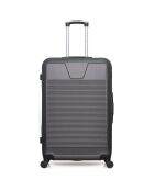 Valise Moyen Séjour 4 roues simples Selenga 65 cm gris foncé