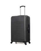 Valise Moyen Séjour 4 roues simples Selenga 65 cm gris foncé