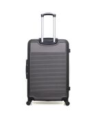 Valise Moyen Séjour 4 roues simples Selenga 65 cm gris foncé