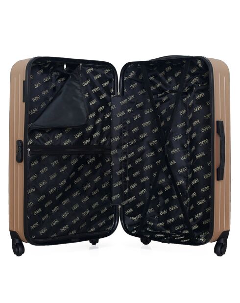 Valigia Long Stay 4 ruote singole Carpathians 75 cm beige