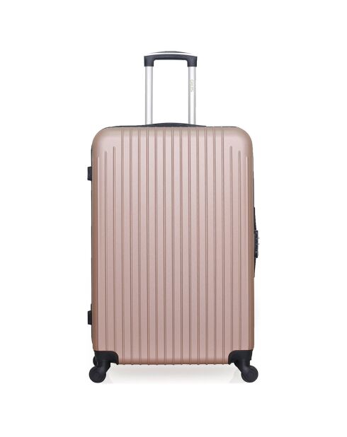 Valigia Long Stay 4 ruote singole Carpathians 75 cm oro rosa