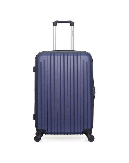 Medium Stay Suitcase 4 enkele wielen Carpathians 65 cm marineblauw