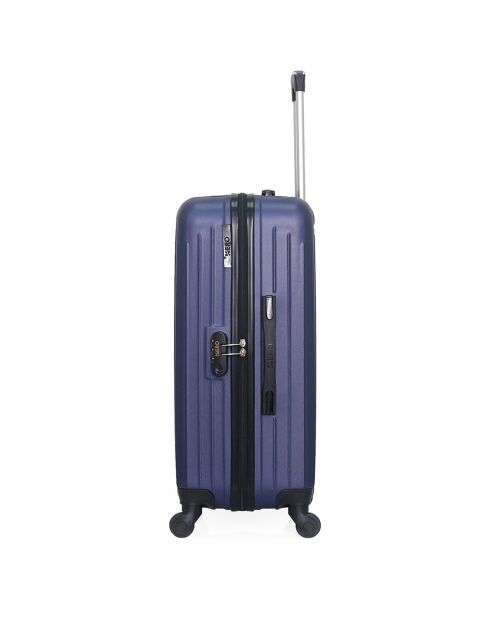 Medium Stay Suitcase 4 enkele wielen Carpathians 65 cm marineblauw
