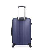 Medium Stay Suitcase 4 enkele wielen Carpathians 65 cm marineblauw