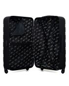 Renoso Long-Stay-Koffer mit vier Rädern, 75 cm, schwarz