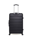 Renoso Long-Stay-Koffer mit vier Rädern, 75 cm, schwarz