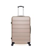 Valise Long Séjour 4 roues simples Renoso 75cm beige