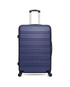 Renoso koffer met 4 wielen en enkele wielen, medium stay, 65 cm marine