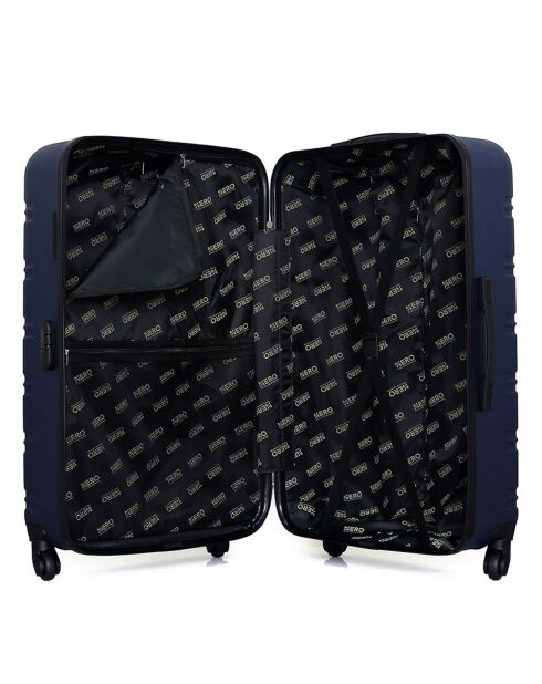 Renoso koffer met 4 wielen en enkele wielen, medium stay, 65 cm marine